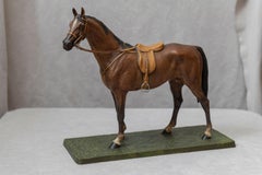 Vienna Bronze Cold Painted Horse, Signed Kauba, circa 1900