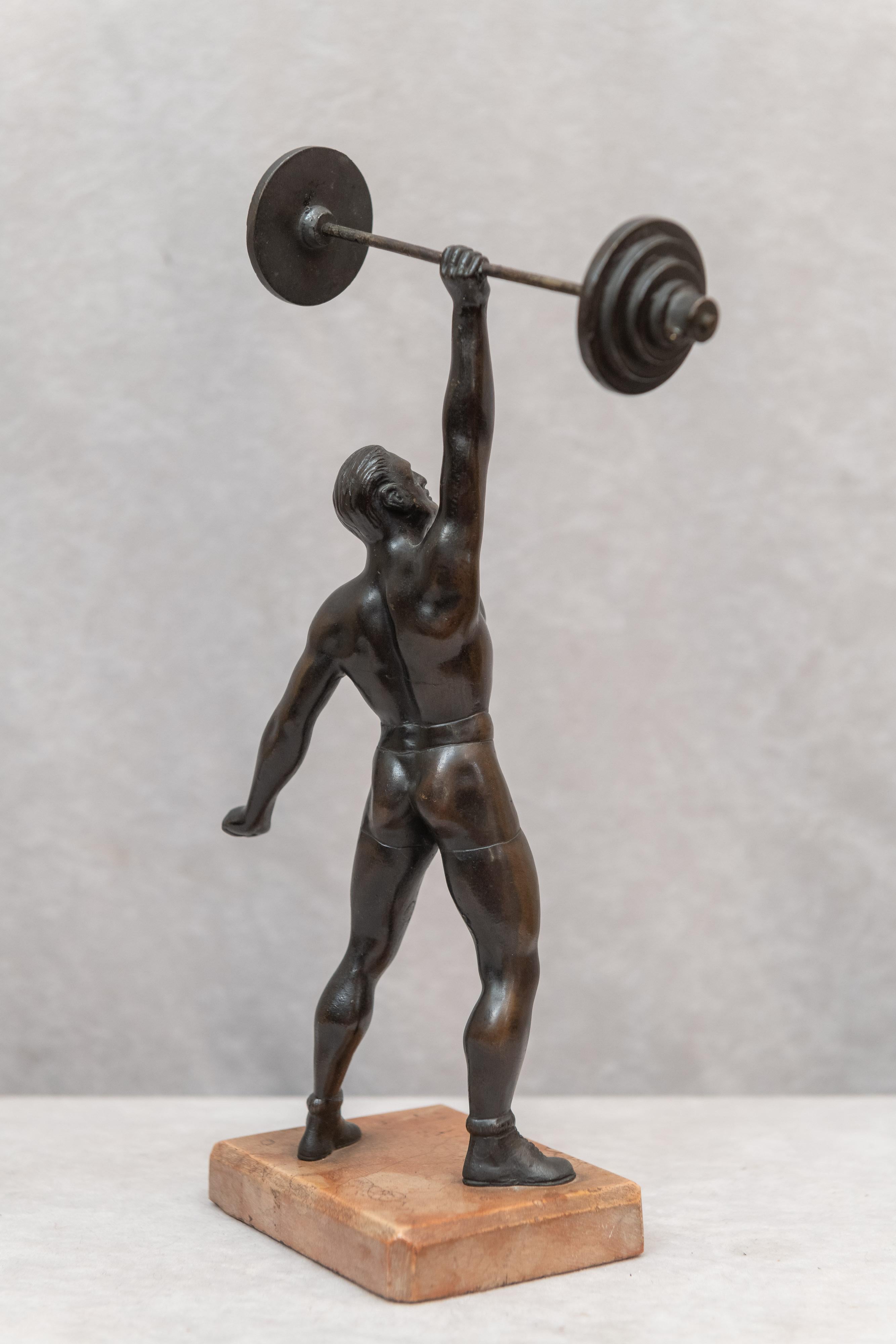 1920s weightlifter