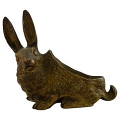 Antique Vienna Bronze, Hare, Bronze Figure of High Quality
