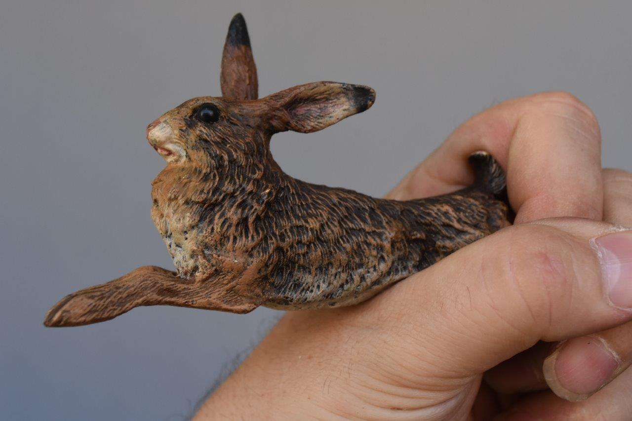 Vienna Bronze Hare, circa 1900 In Good Condition For Sale In Marseille, FR