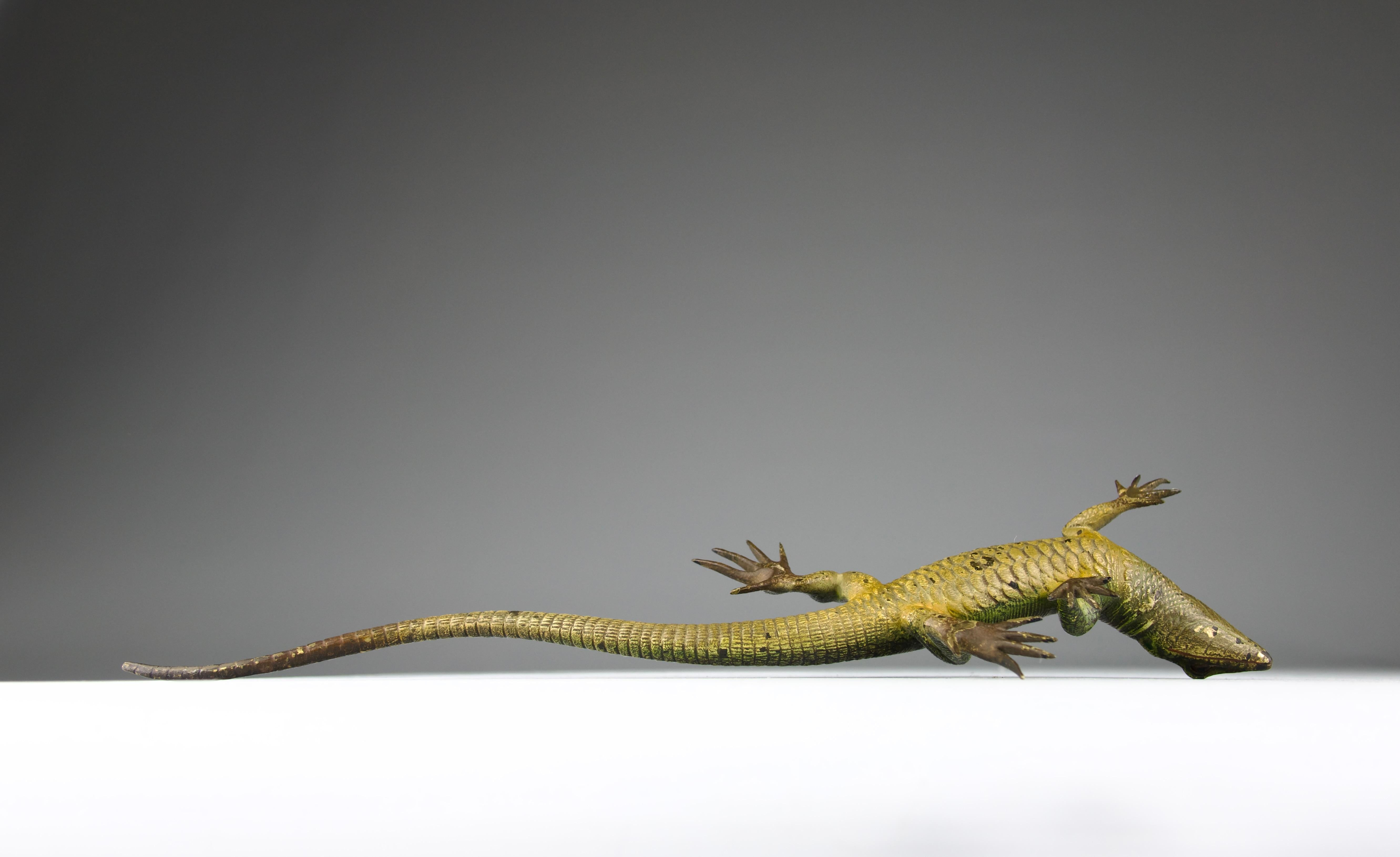 Vienna Bronze, Lizard, Late 19th Century For Sale 5