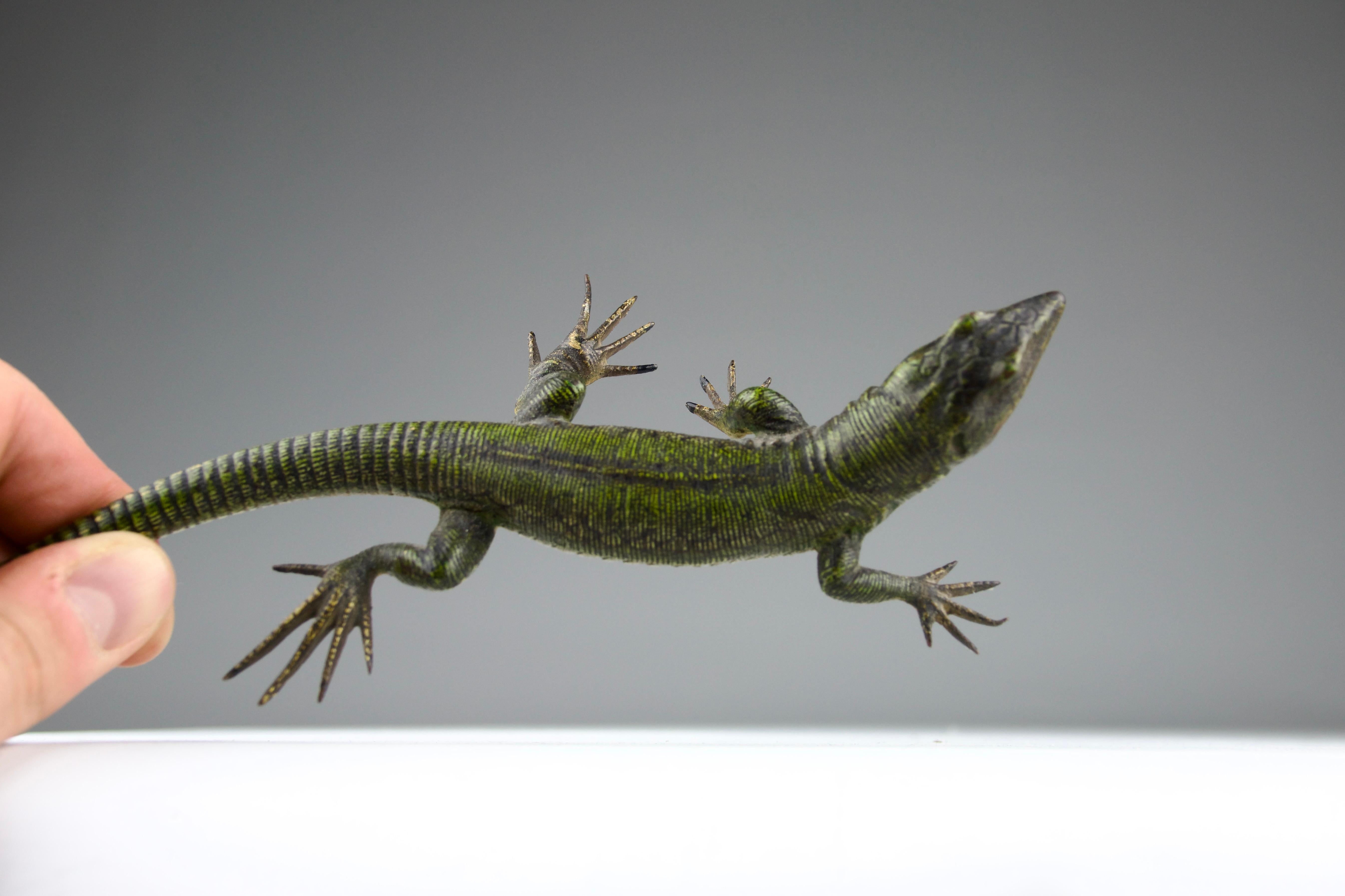 Vienna Bronze, Lizard, Late 19th Century For Sale 11