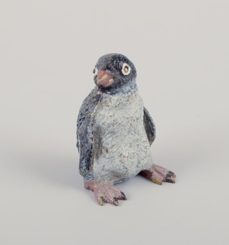 Vienna Bronze, pingüino, figura de bronce de alta calidad. Austria, hacia 1900/1910. Austríaco en venta