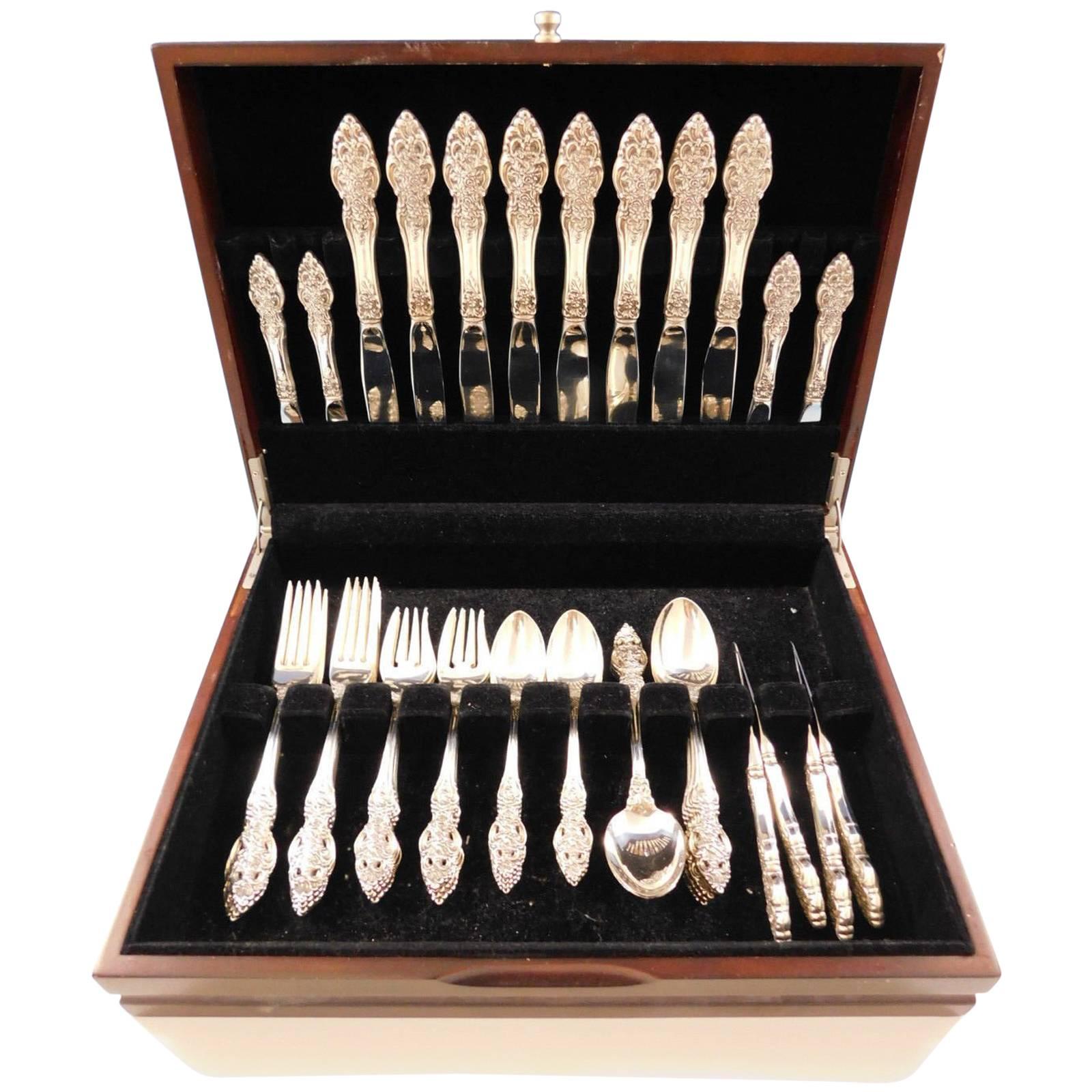 Vienna by Reed & Barton Sterling Silver Flatware Set for Eight Service 48 Pieces