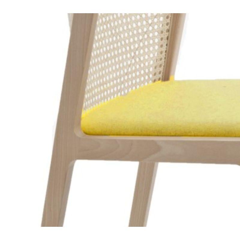 Modern Vienna Chair, Beech Wood, Ocre by Colé Italia For Sale