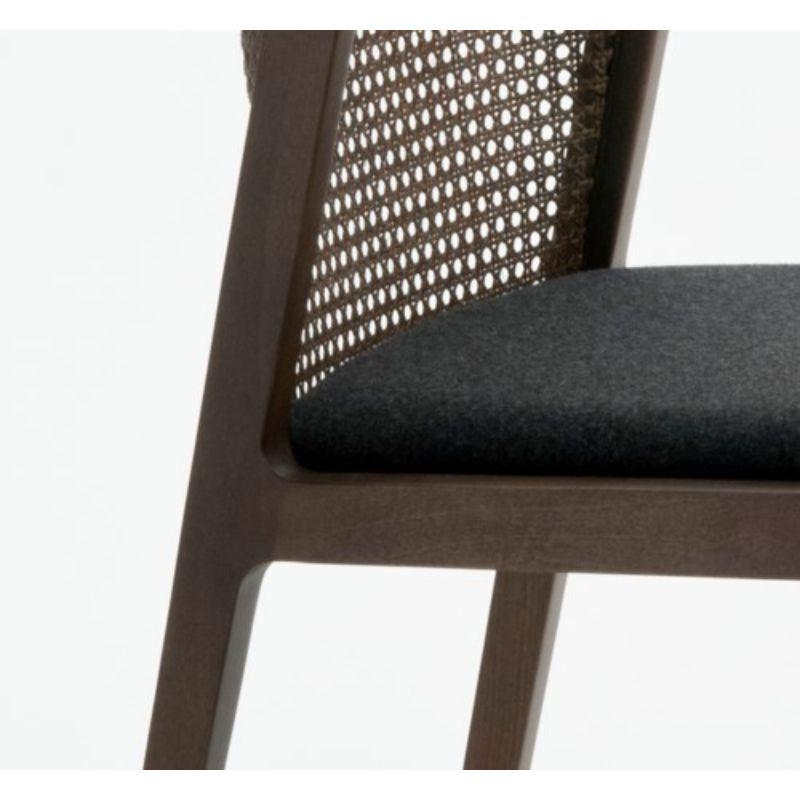 Modern Vienna Chair, Canaletto, Anthracite by Colé Italia For Sale
