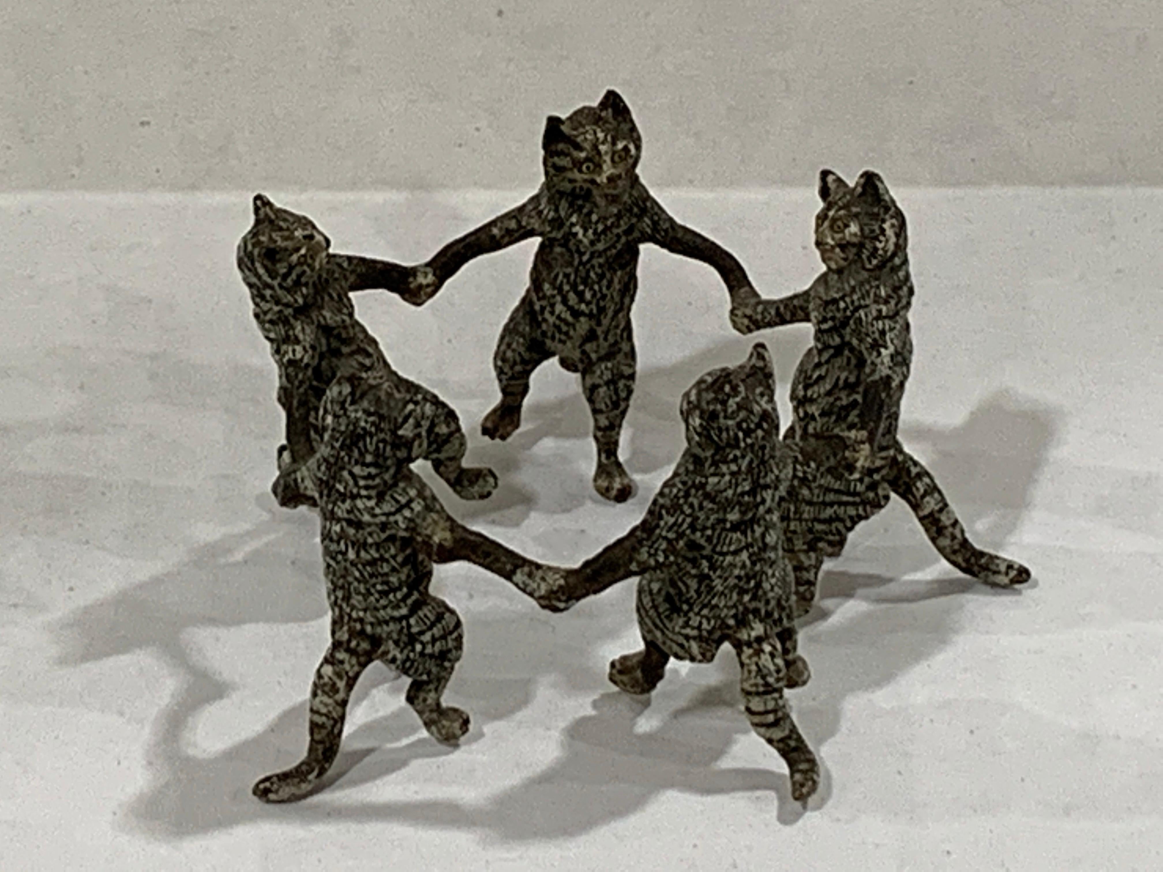 cold painted bronze animals