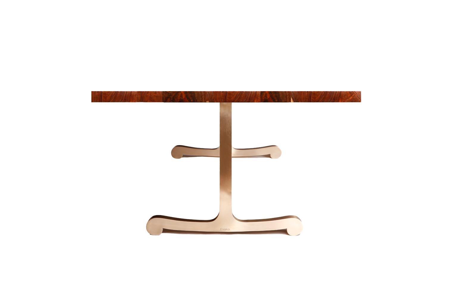 Elegant and luxurious, the Vienna table is versatile in its ability to blend in with traditional and contemporary interiors alike. The scroll feature on the legs is inspired by Biedermeier and Art Deco furniture and adds a decorative touch.

The