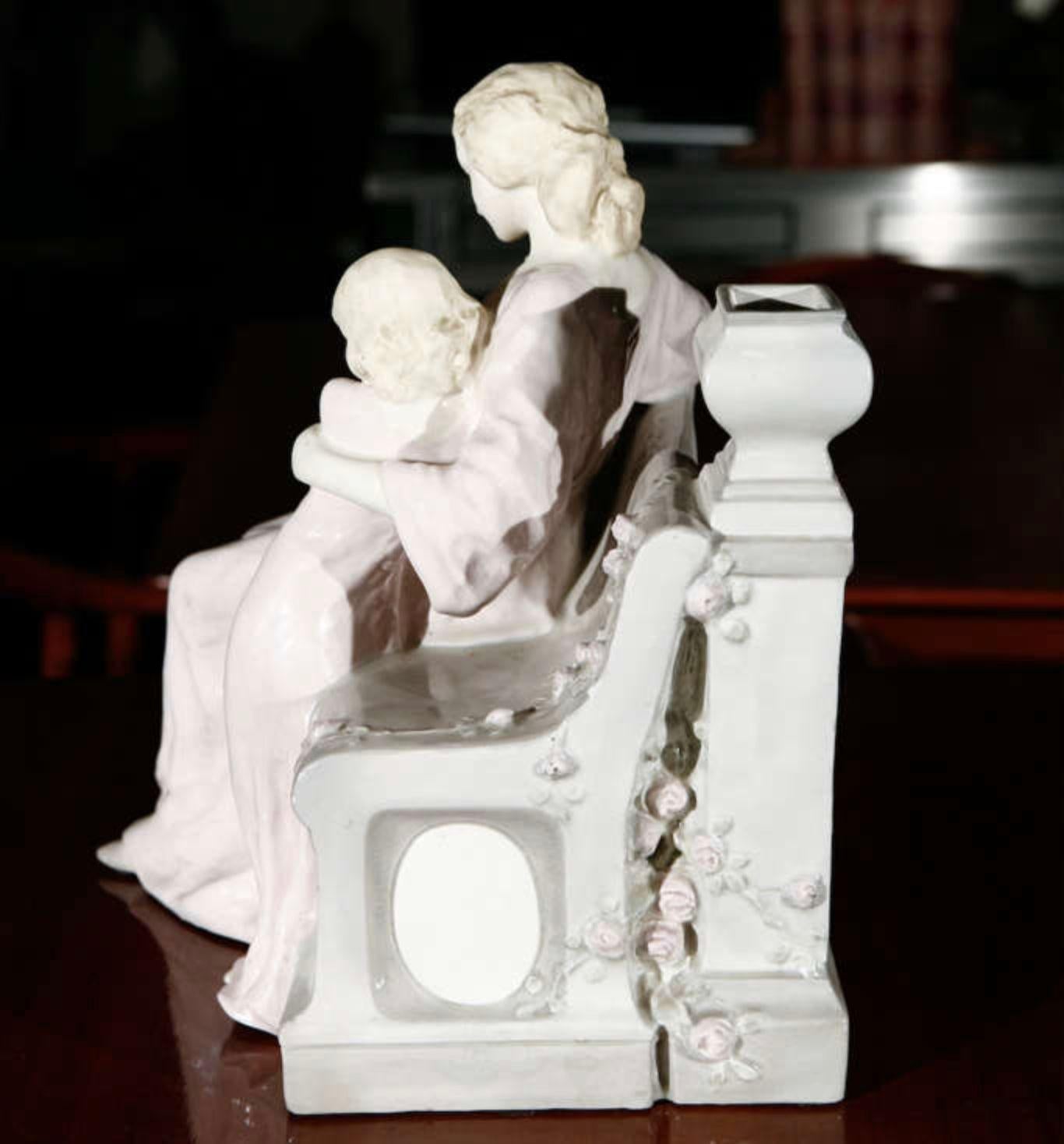 Vienna Faience Porcelain Figurine by Schauer In Good Condition For Sale In Los Angeles, CA