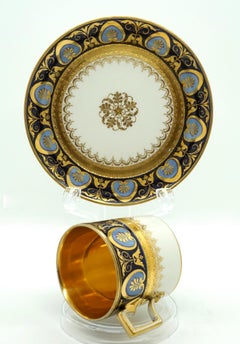 Vienna Imperial Porcelain Collecting Cup Hand Painted Sorgenthal, 1804