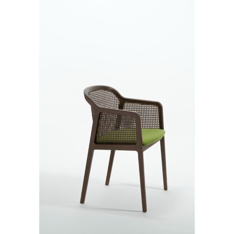 Vienna little armchair, stained beech wood, acid green by Colé Italia with Emmanuel Gallina
Dimensions: H 78, W 53, D 50 cm
Materials: stained beech wood little armchair with Vienna straw back, and upholstered seat.
Wood stained finishing: CA