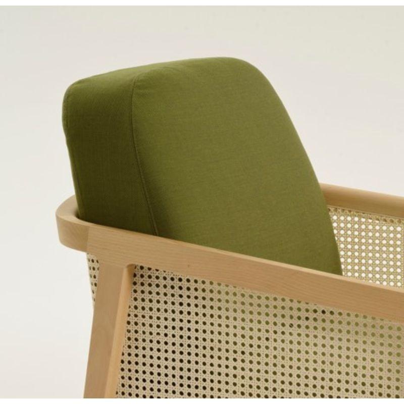 Vienna Lounge Sessel Buche Palmengrün von Colé Italia (Moderne) im Angebot