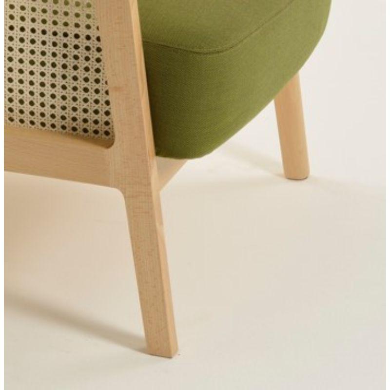 Vienna Lounge Sessel Buche Palmengrün von Colé Italia im Zustand „Neu“ im Angebot in Geneve, CH