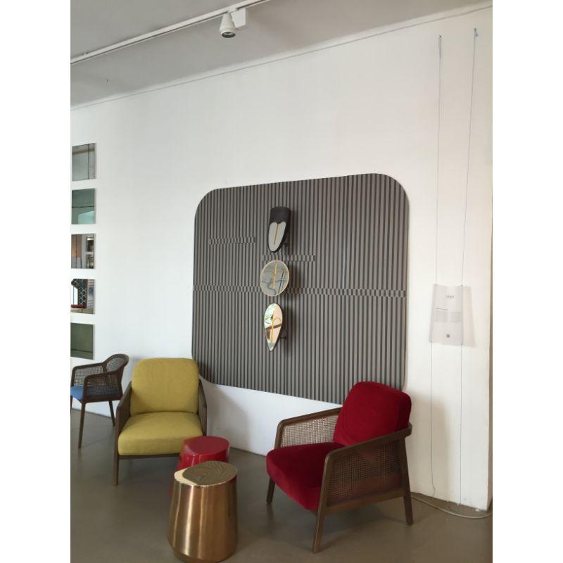 Vienna Lounge Sessel Buche Palmengrün von Colé Italia (Wolle) im Angebot