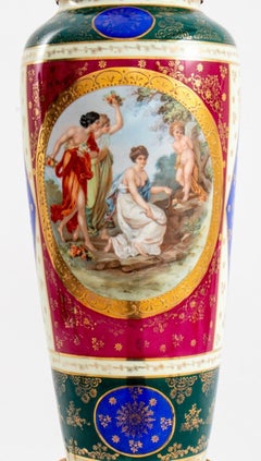 Vienna Manner Monumental Porcelain Table Lamp