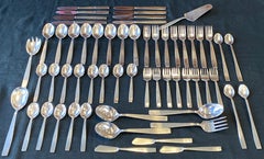 “Vienna Modern” Flatware Design by Helmut Adler for Amboss Austria 59pc Set