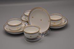 Vienna porcelain - 4 cups and saucers, 1781