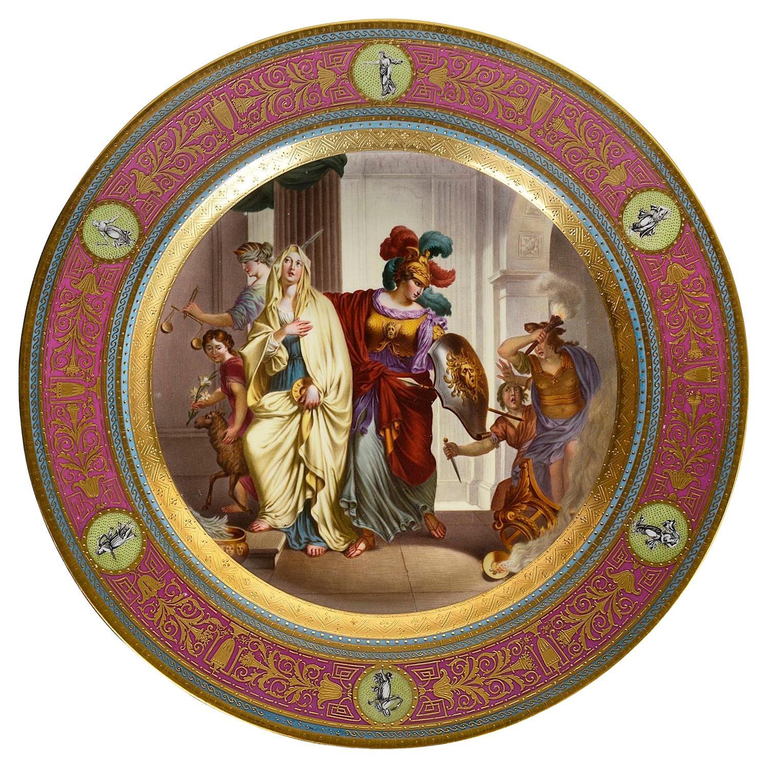 Caricatore in porcellana di Vienna, 1890.