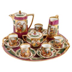 Vienna Porcelain Coffee Service, Circa 1900