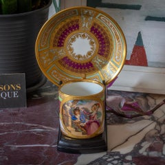 Vienna Porcelain Cup and Saucer