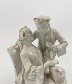 Vienna Porcelain Figure Group of a Couple, C. 1745
