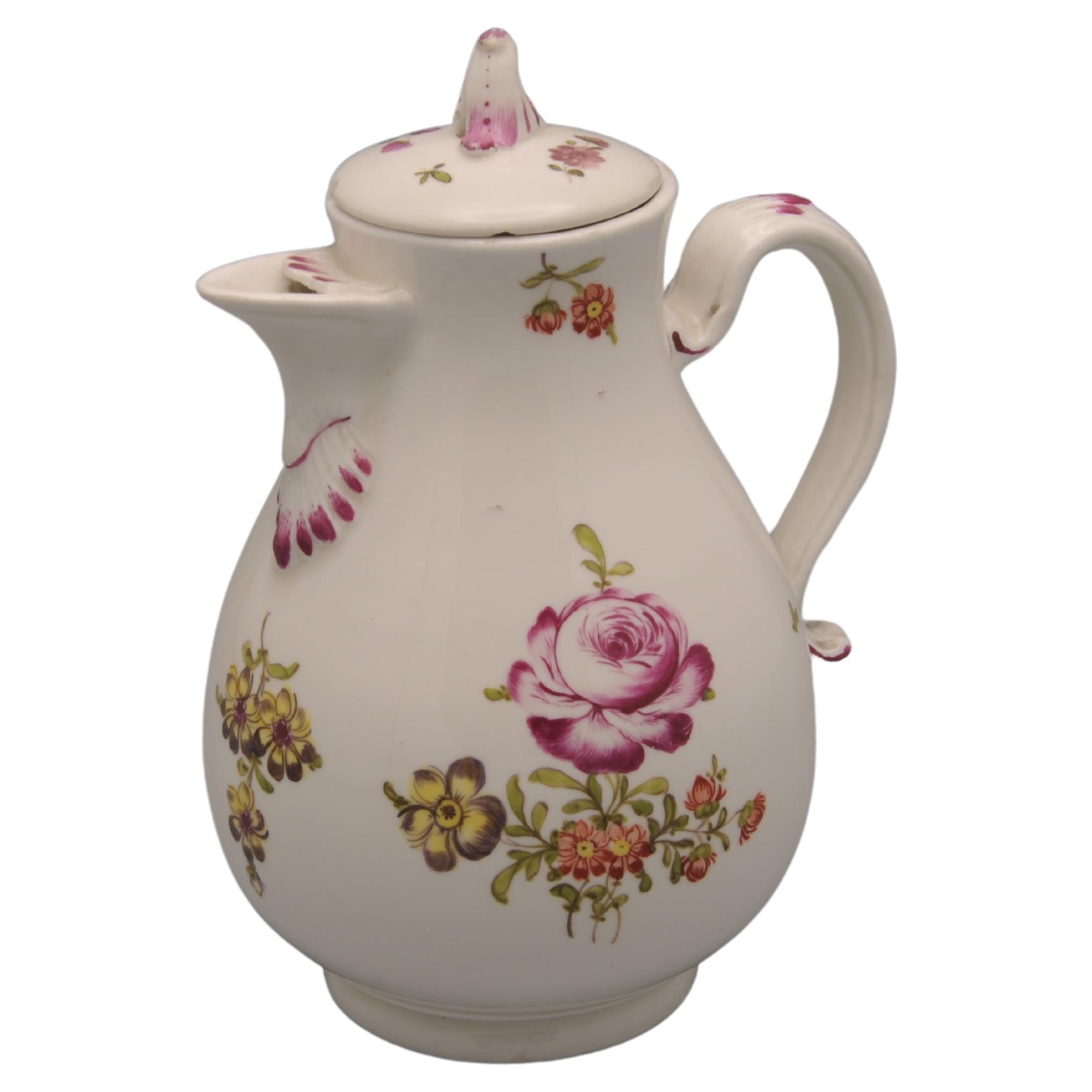 Vienna Porcelain - Rococo Coffeepot, late 18th century For Sale