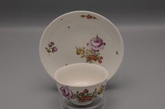 Vienna Porcelain - Rococo Cup and Saucer, late 18th century