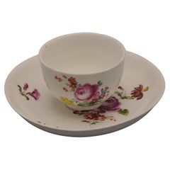 Vintage Vienna Porcelain - Rococo Cup and Saucer, late 18th century