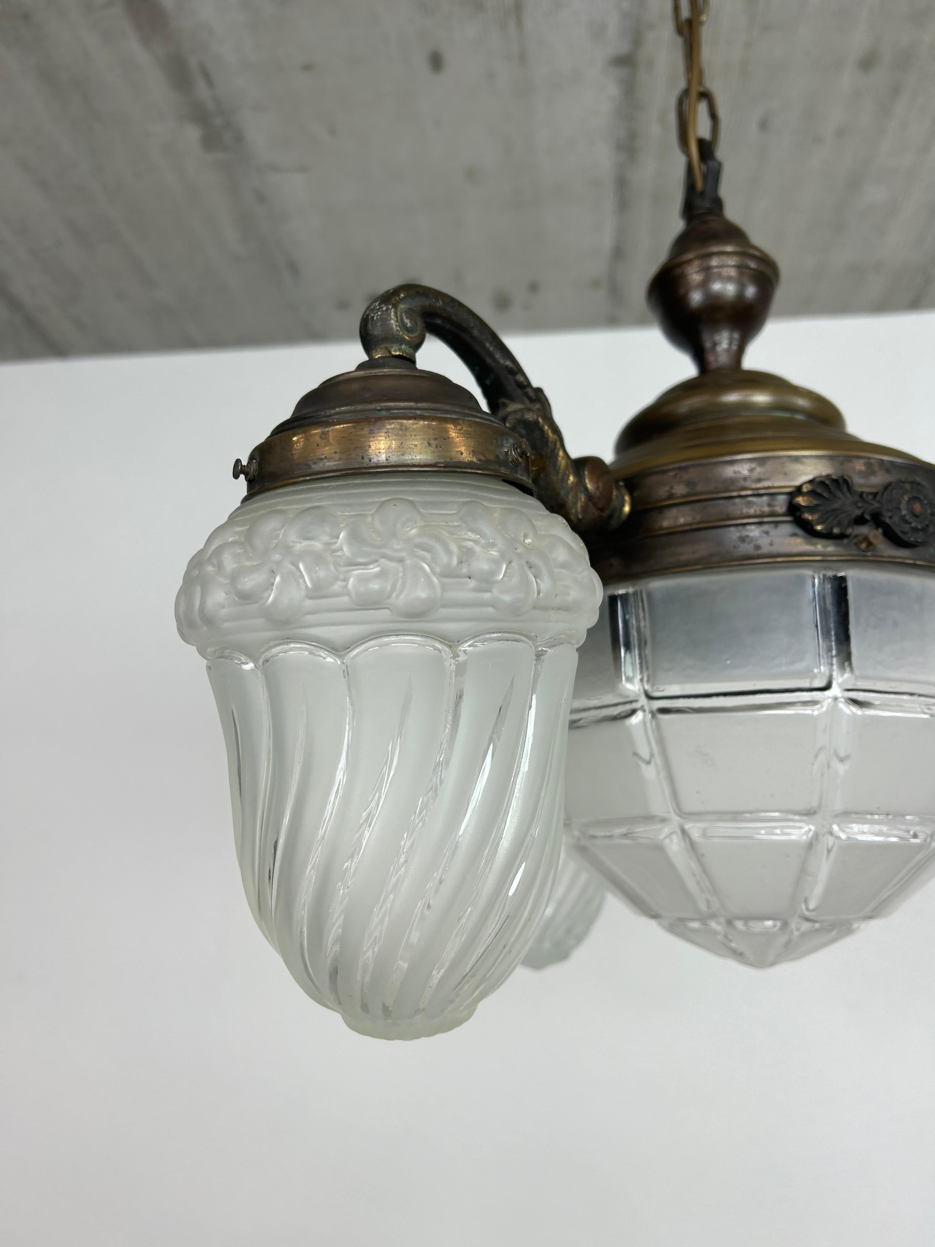 Vienna scession Hängelampe (Wiener Secession) im Angebot