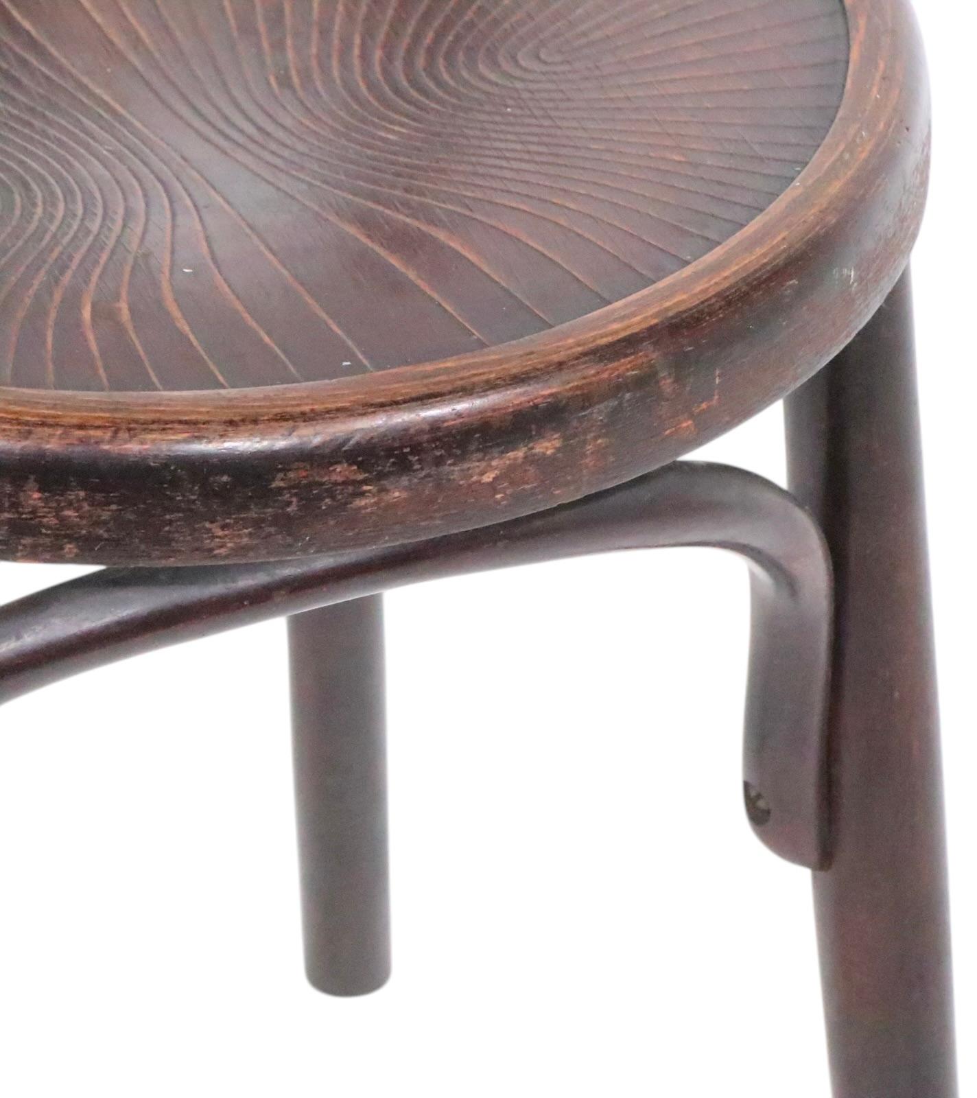 Chaise de salle à manger bistro Secesionist Vienna en bois cintré de Fischel d'après Thonet en vente 1