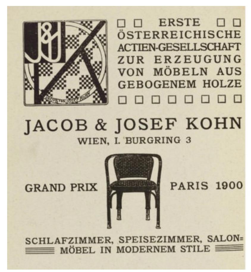 Vienna Secession Armchair by Gustav Siegel for J.J.Kohn, Modell 715/F, 1899 For Sale 4