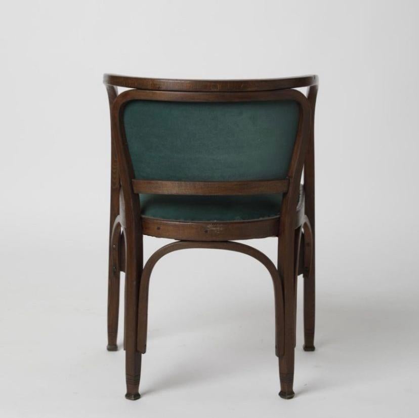 Vienna Secession armchair by Gustav Siegel for J.J.Kohn, Modell 715/F Austria In Good Condition For Sale In Argelato, BO