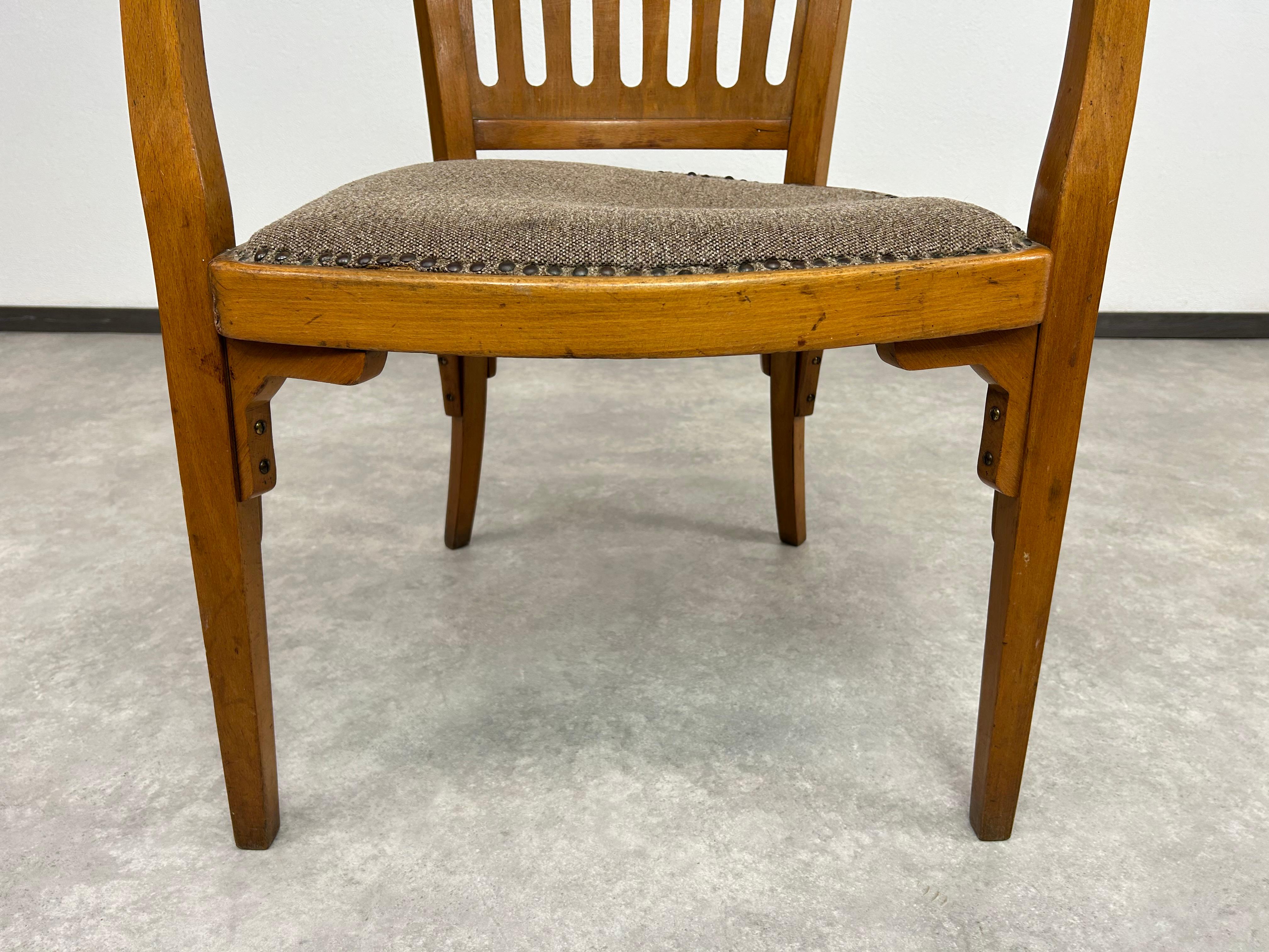 Sillón de secesión vienés de Otto Wagner ejecutado por Pancota Viena en Bueno estado para la venta en Banská Štiavnica, SK