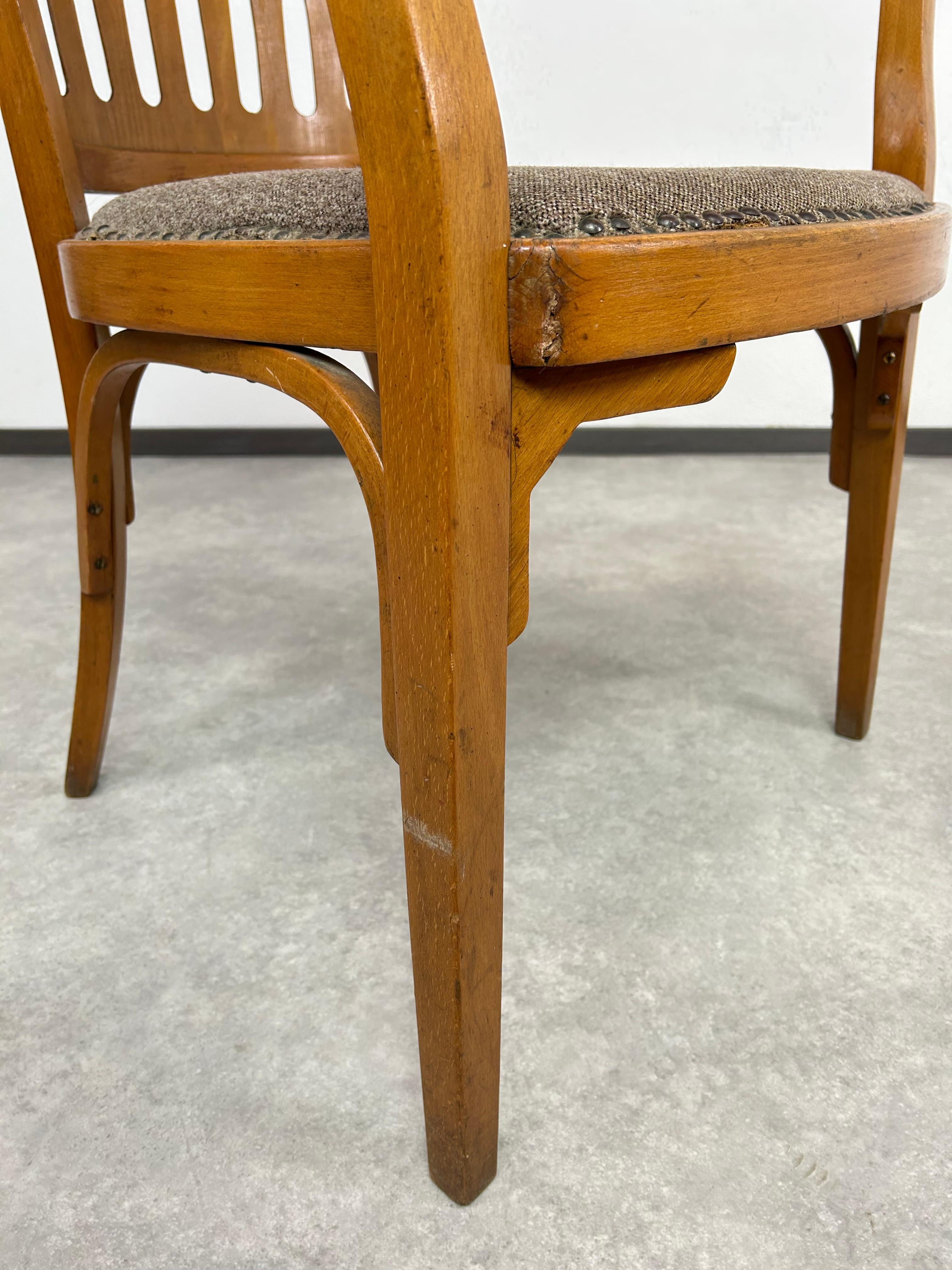Sillón de secesión vienés de Otto Wagner ejecutado por Pancota Viena en venta 1