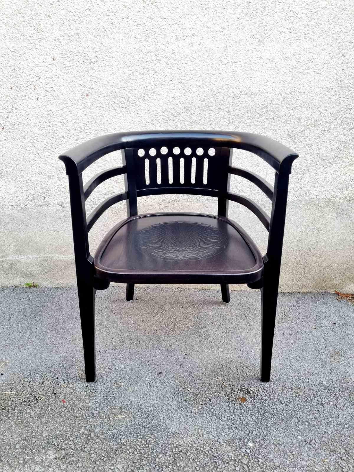 Sessel der Wiener Secession von Otto Wagner für J&J Kohn, Österreich im Angebot 5