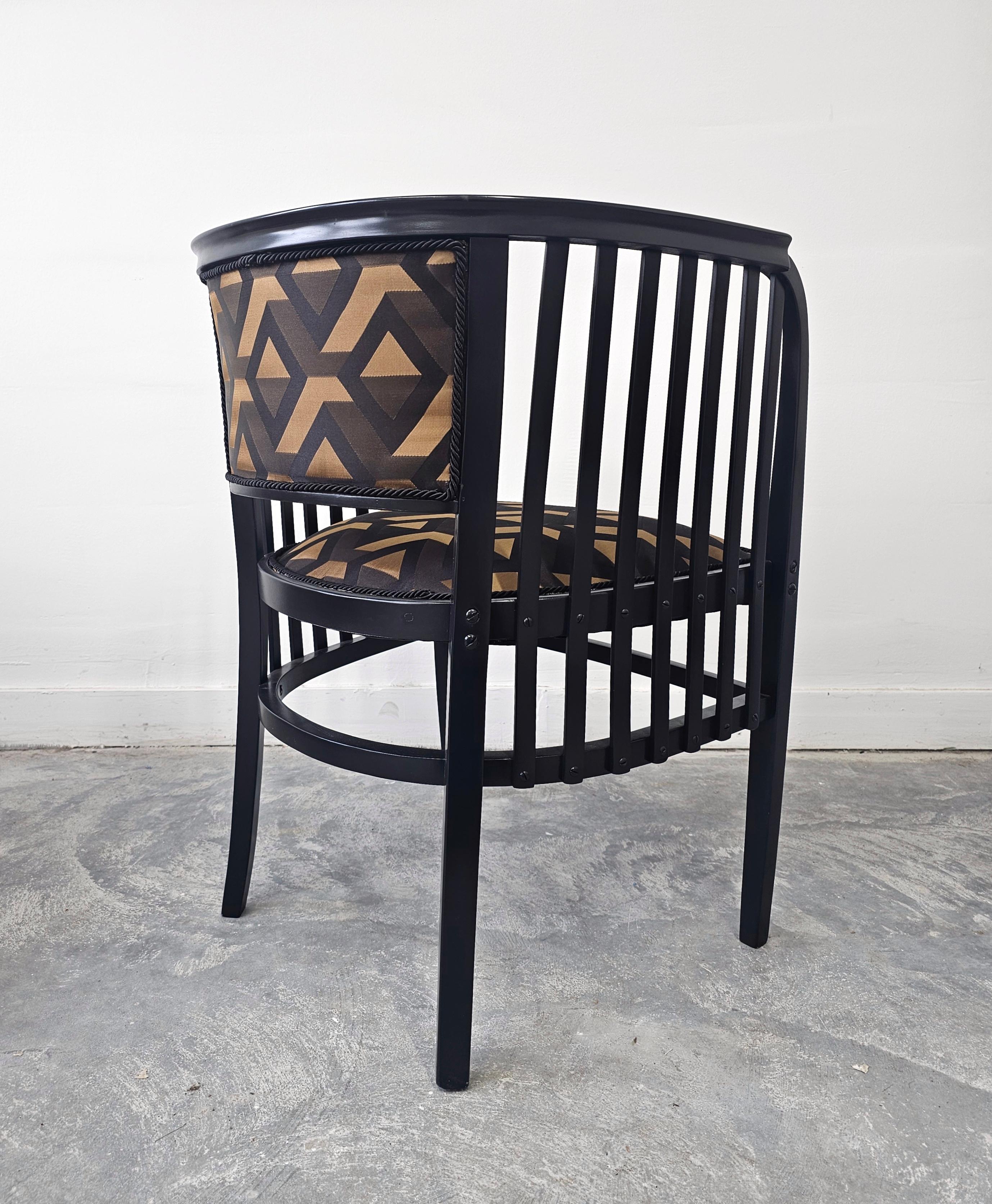 Austrian Vienna Secession Armchair Model 6528 designed by Marcel Kammerer for Thonet For Sale
