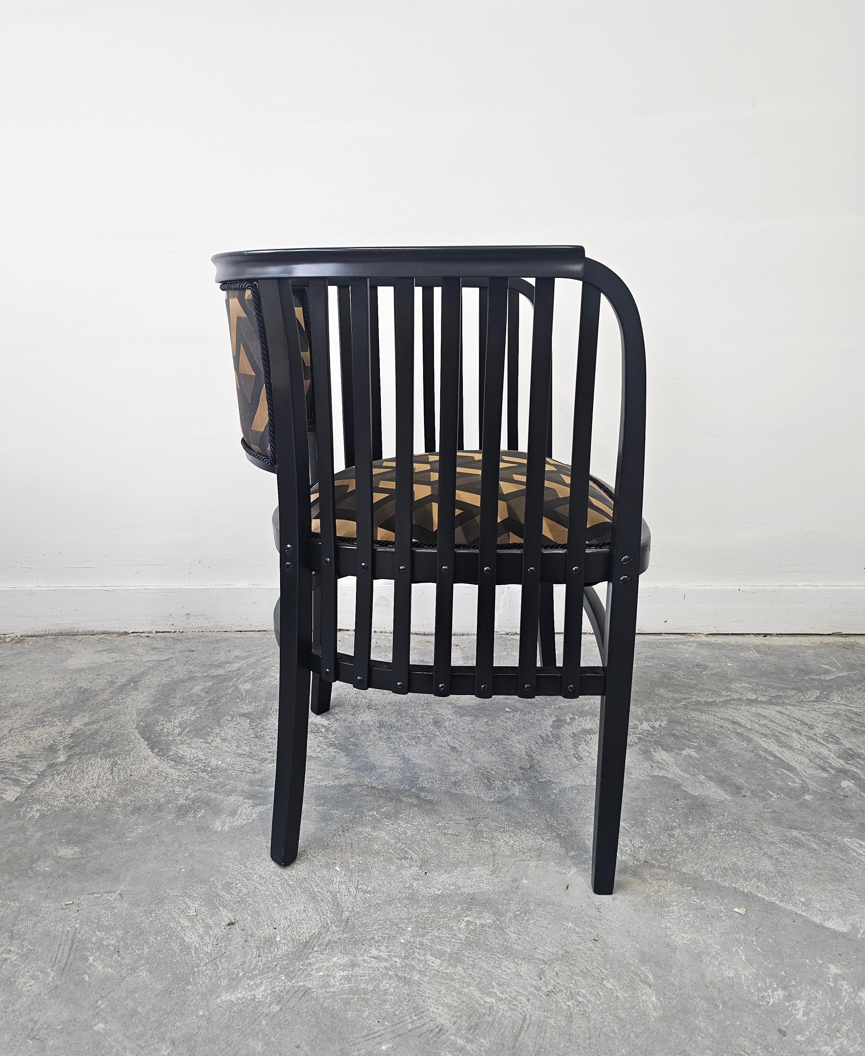 Early 20th Century Vienna Secession Armchair Model 6528 designed by Marcel Kammerer for Thonet For Sale