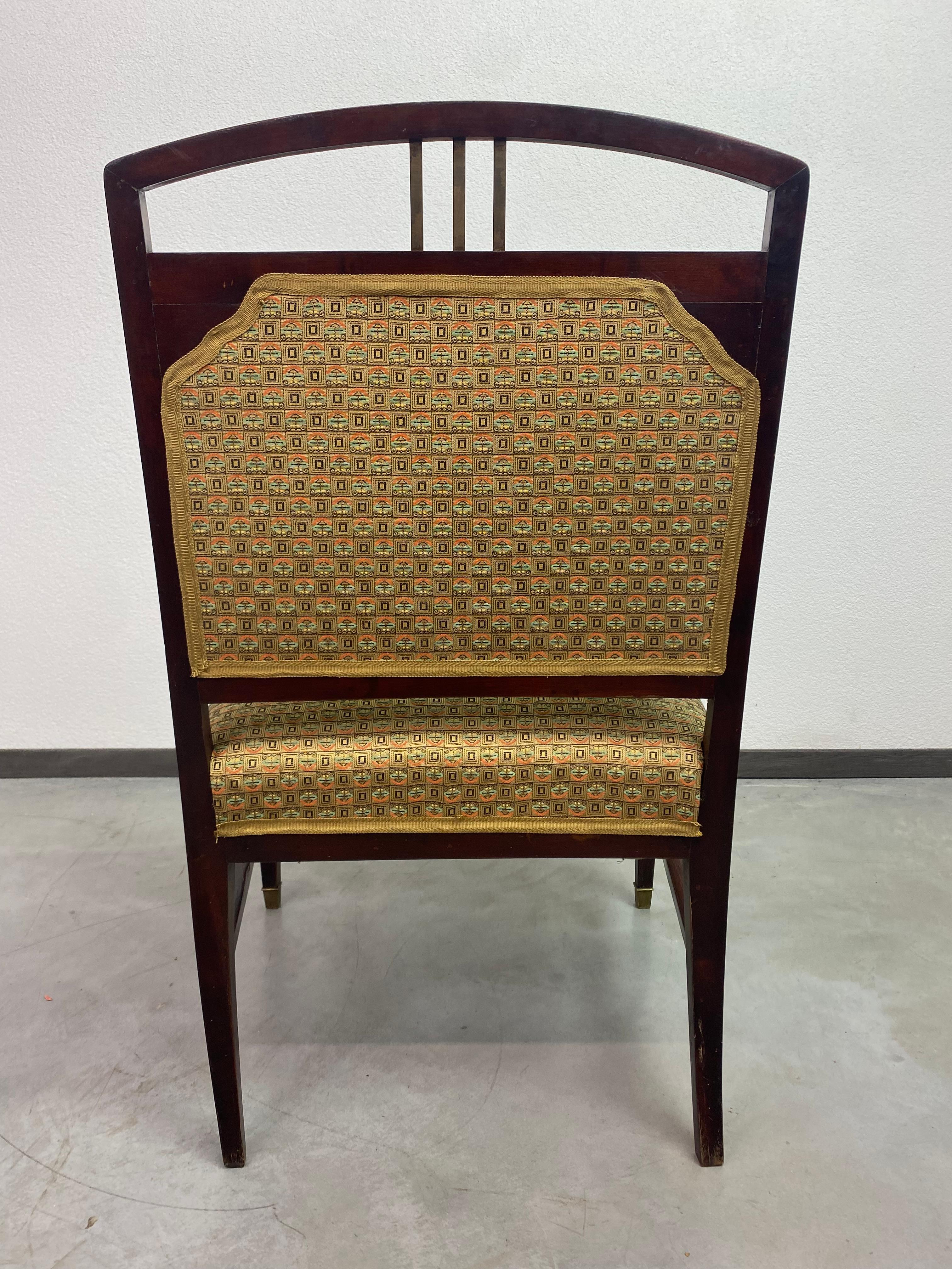 Vienna secession armchairs For Sale 5