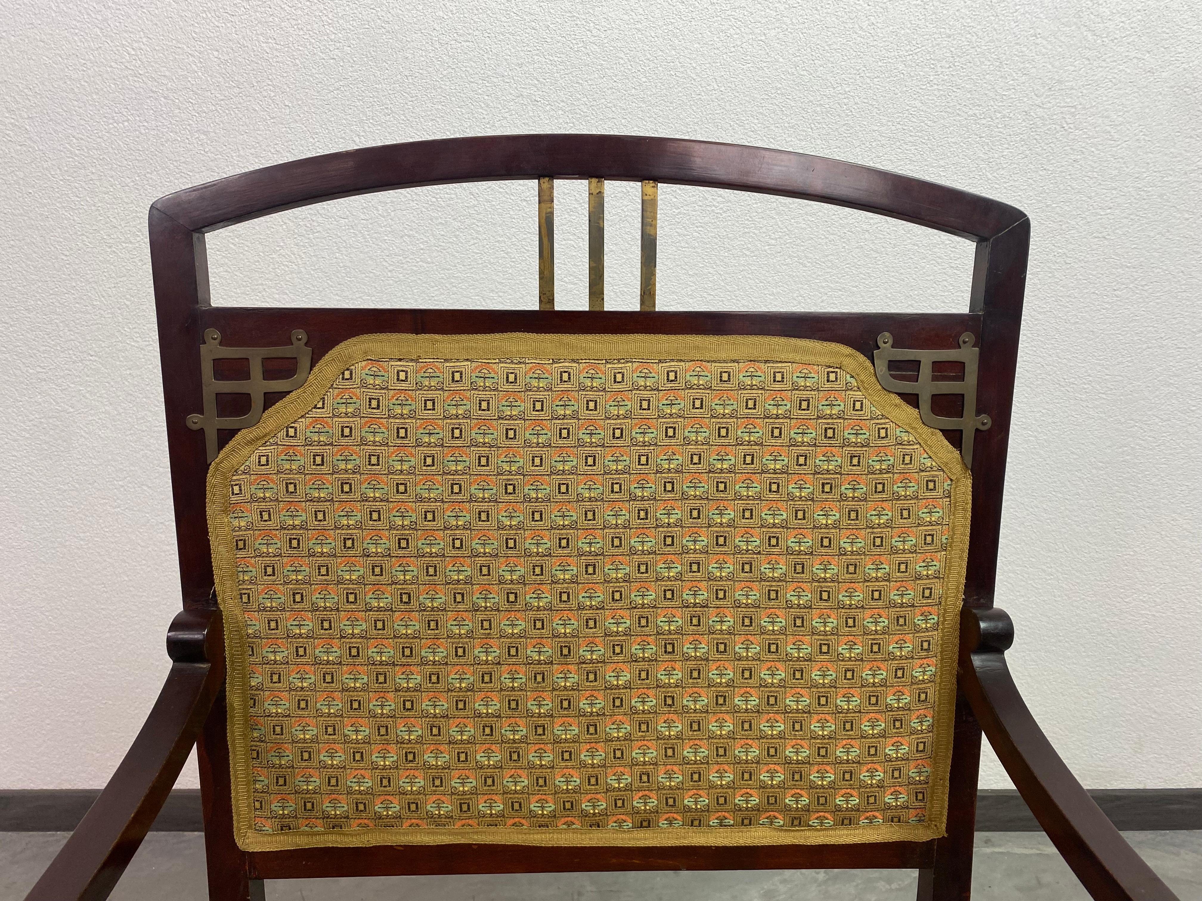 Vienna secession armchairs For Sale 1