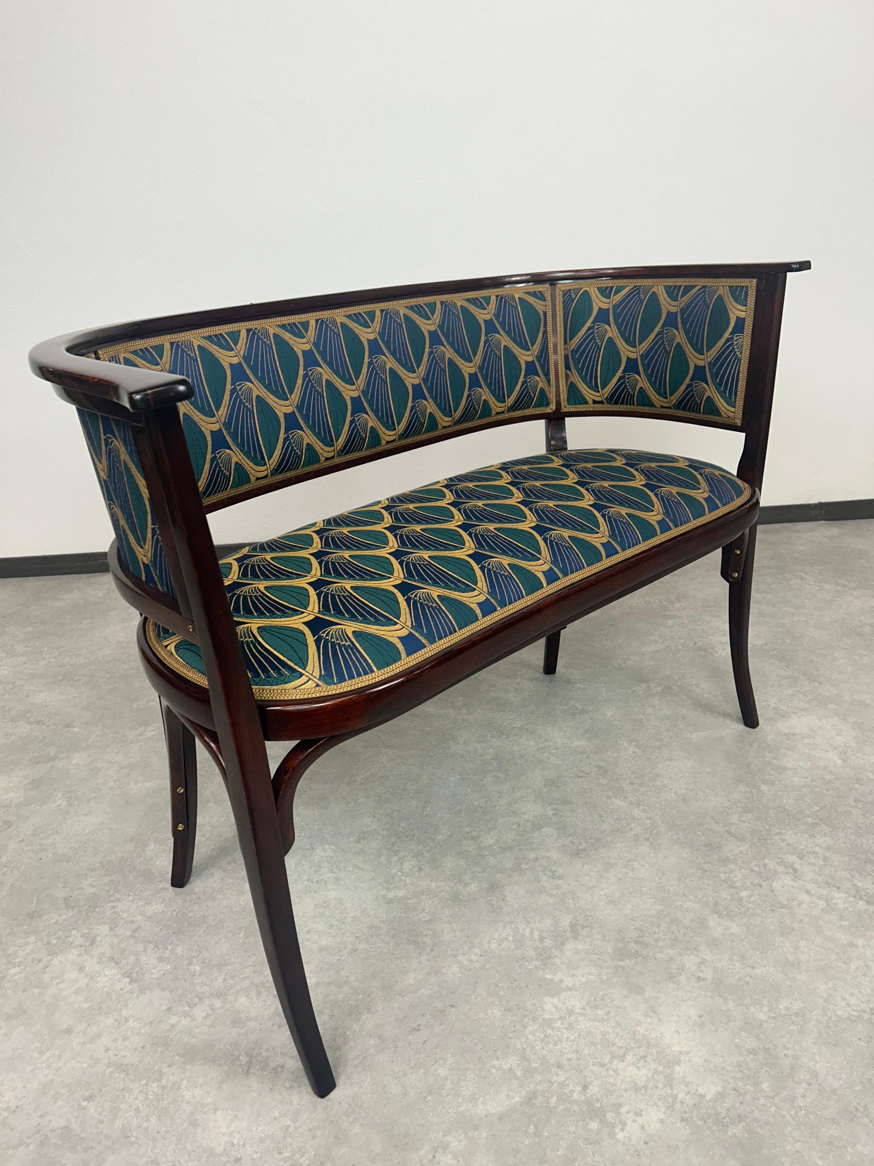 Banc de la Sécession viennoise n° 4275 de Thonet attr. Marcel Kammerer en vente 5