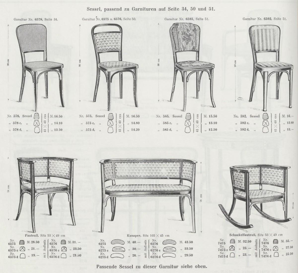 Banc de la Sécession viennoise n° 4275 de Thonet attr. Marcel Kammerer en vente 6
