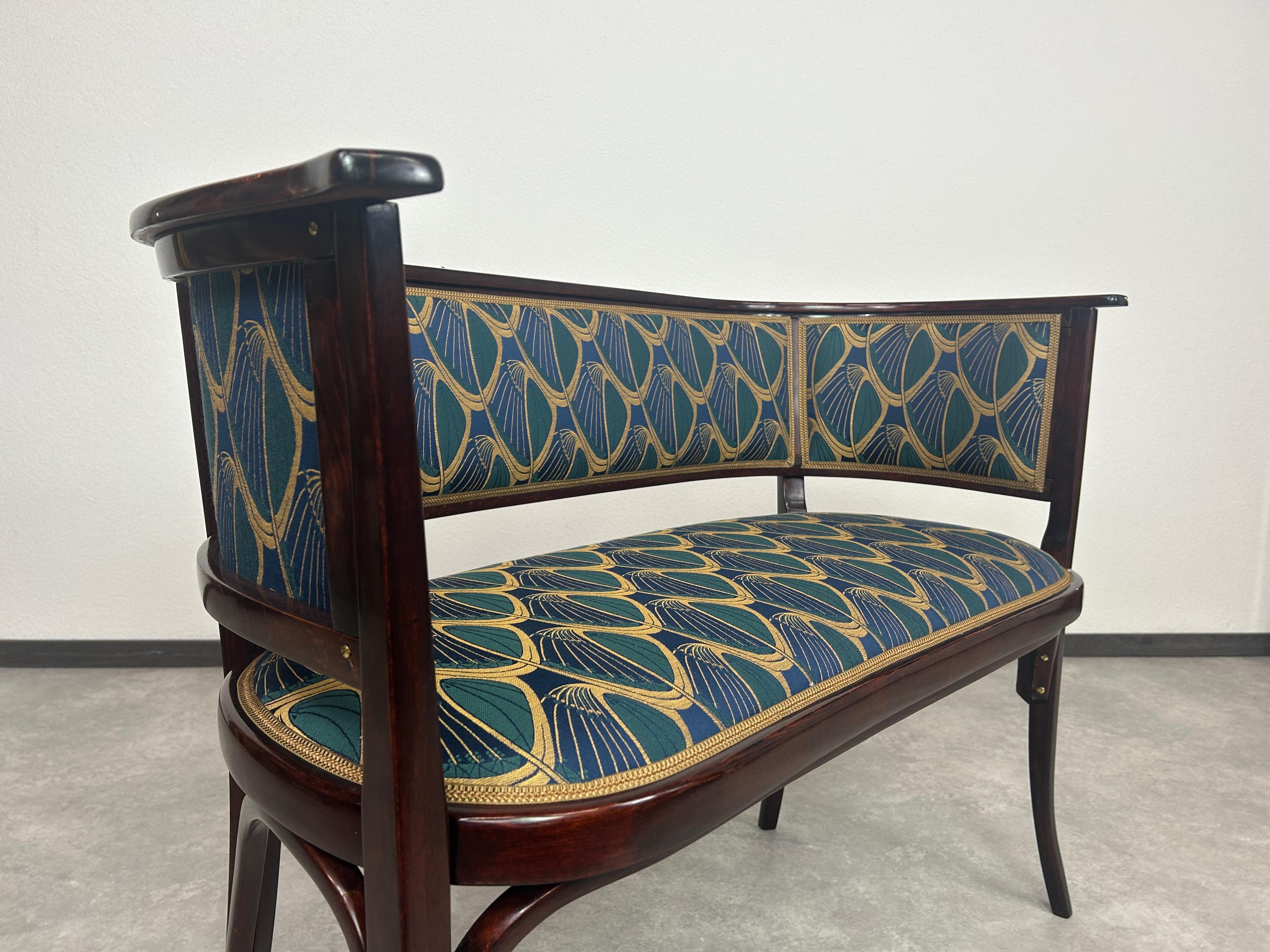 Autrichien Banc de la Sécession viennoise n° 4275 de Thonet attr. Marcel Kammerer en vente