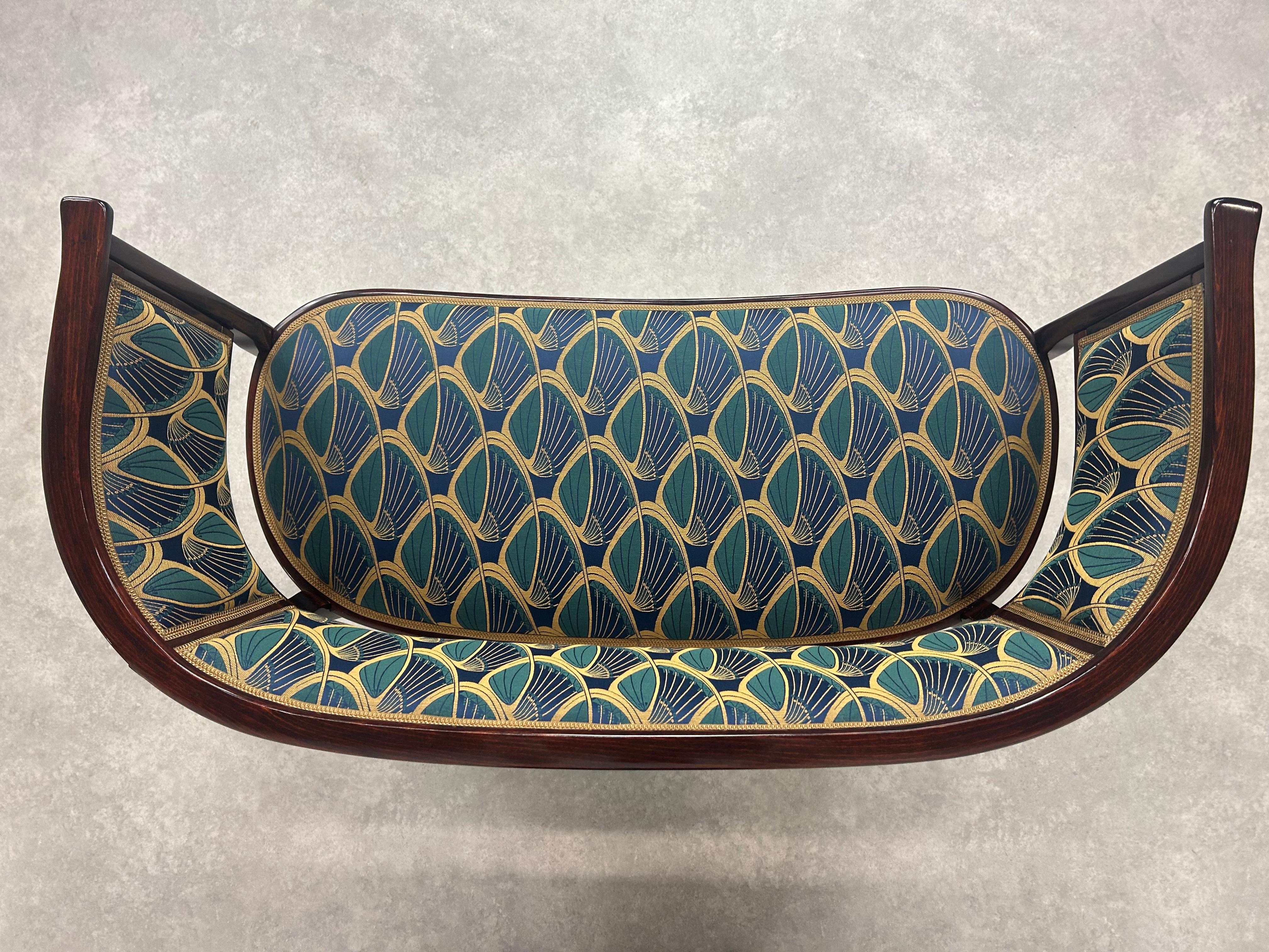 Banc de la Sécession viennoise n° 4275 de Thonet attr. Marcel Kammerer en vente 1