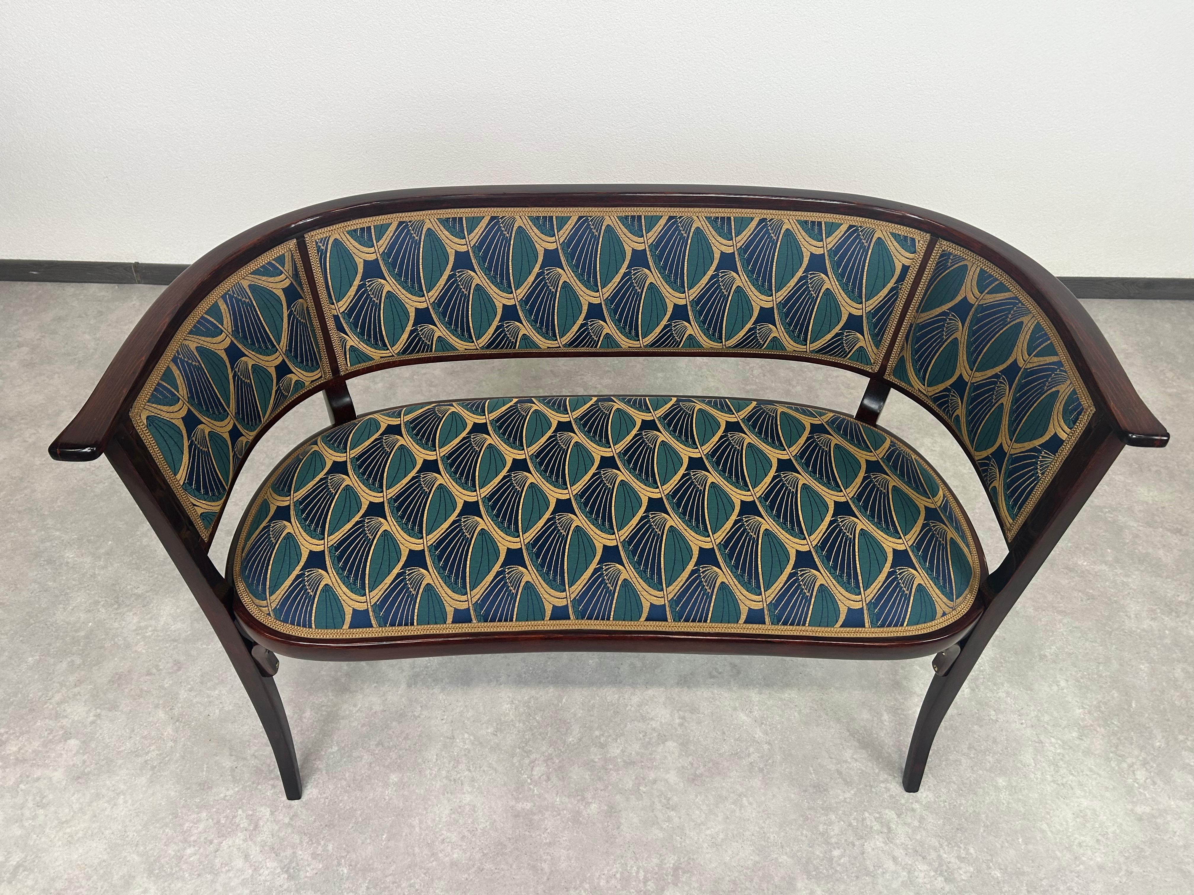 Banc de la Sécession viennoise n° 4275 de Thonet attr. Marcel Kammerer en vente 3