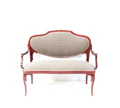 Banco o diván de la Secesión vienesa de Jacob and Josef Kohn, 1900