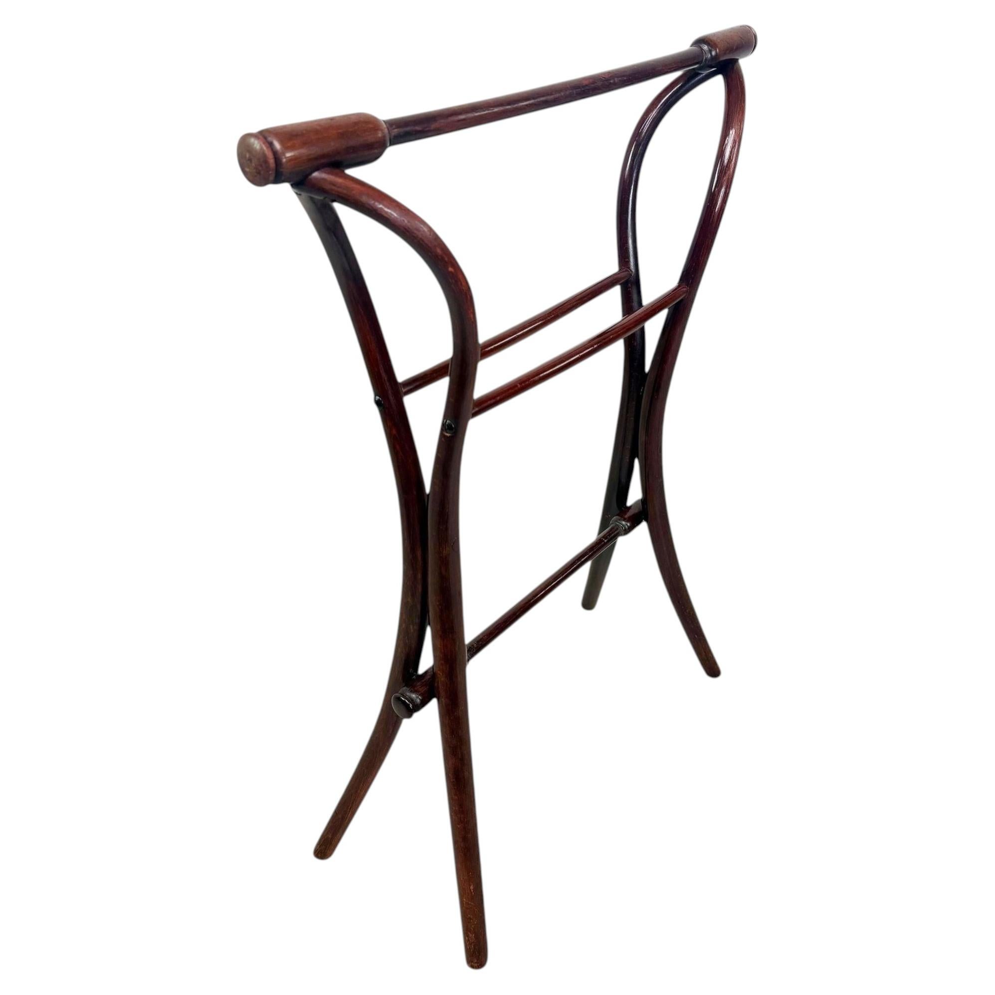Vienna Secession Bent Oak Mute Servant Valet by Thonet No.101 For Sale