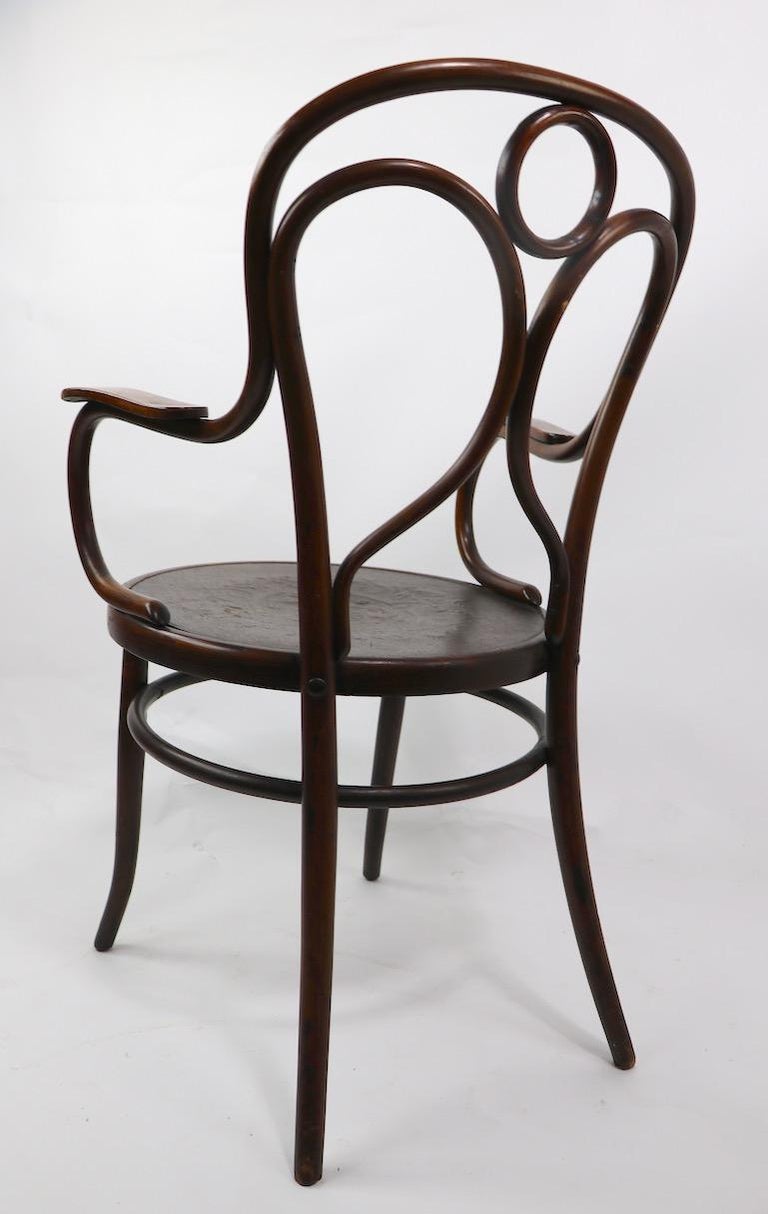 Vienna Secession Bentwood Chair by Fischel For Sale at 1stdibs