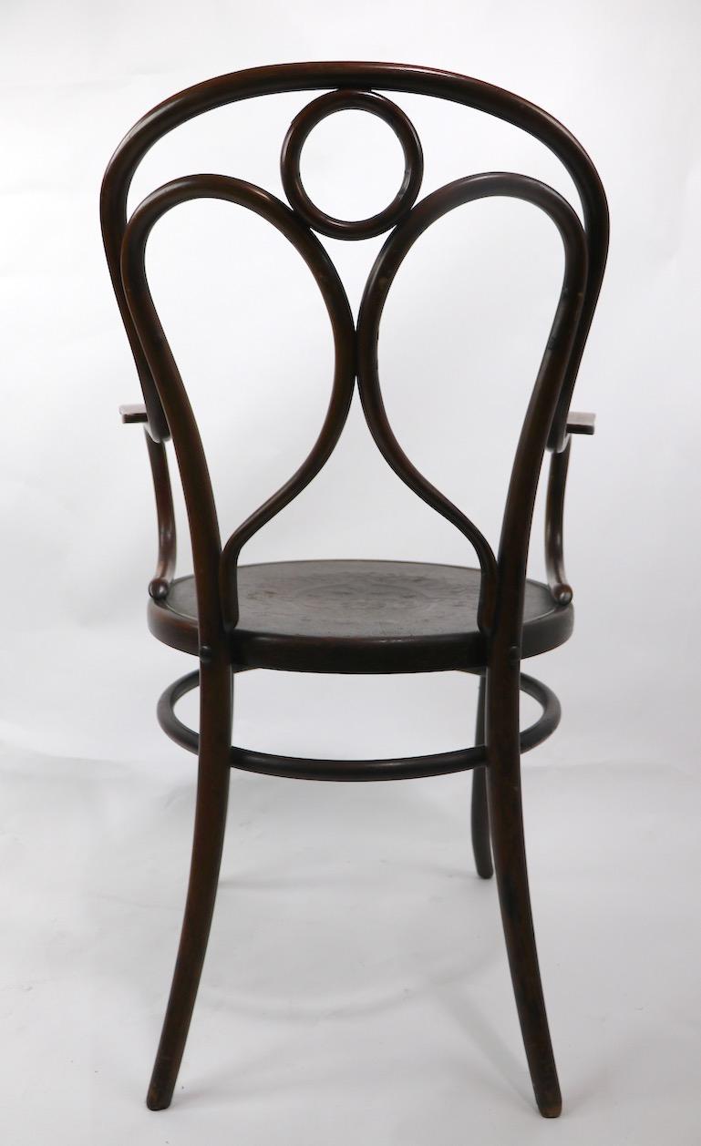 Vienna Secession Bentwood Chair by Fischel  7
