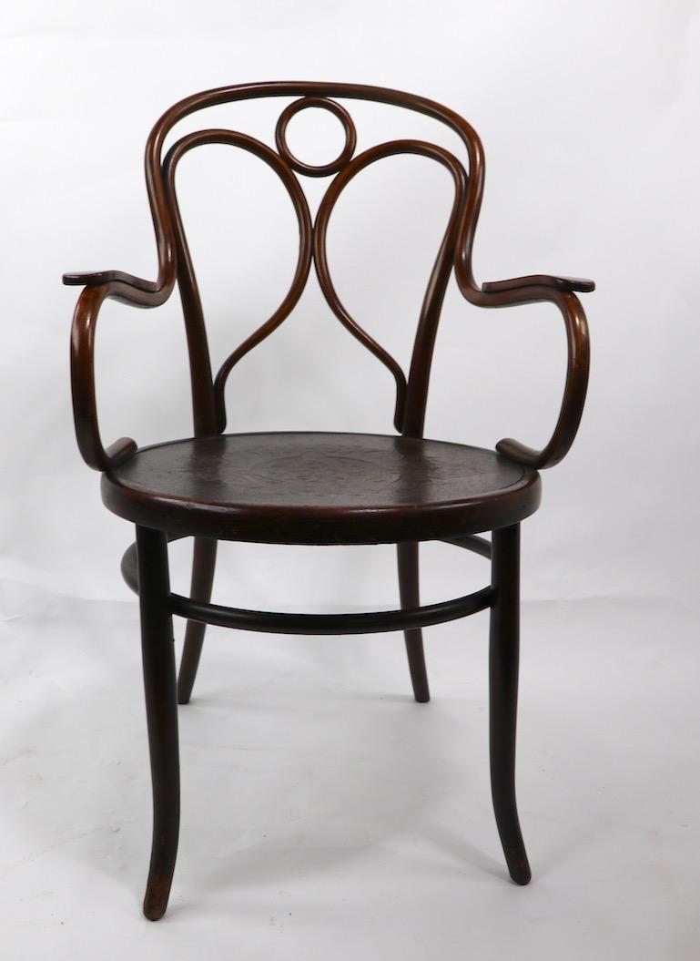 Vienna Secession Bentwood Chair by Fischel  In Good Condition In New York, NY