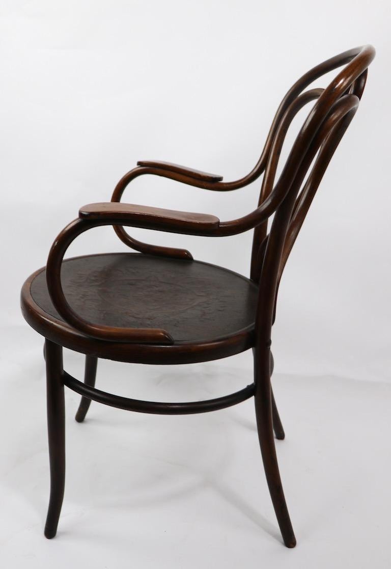 Vienna Secession Bentwood Chair by Fischel For Sale at 1stdibs